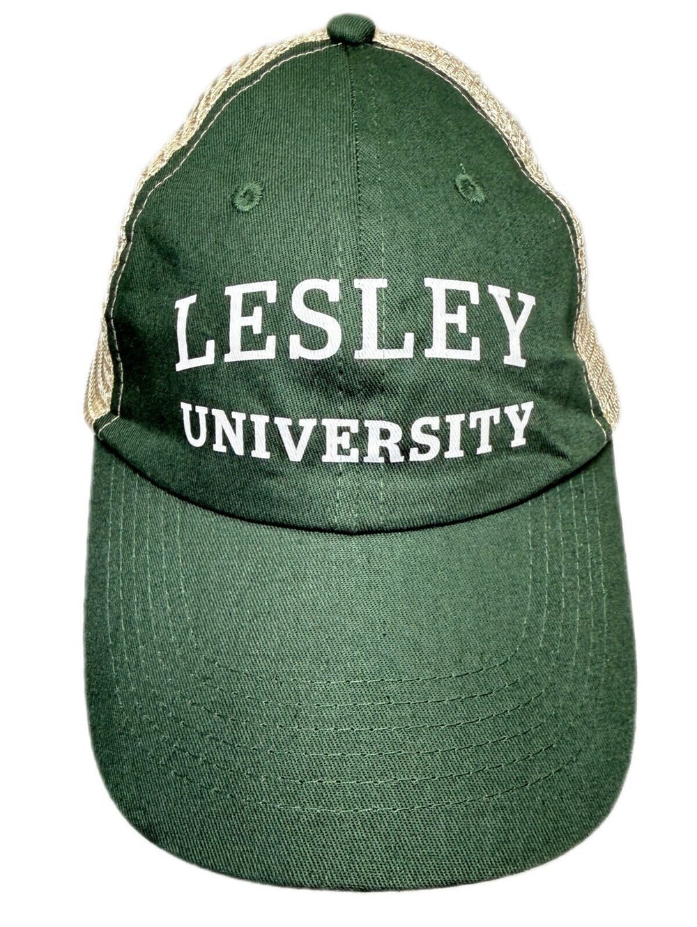 Lesley University Trucker Hat Cambridge, Massachusetts College Snapback Cap 1sz